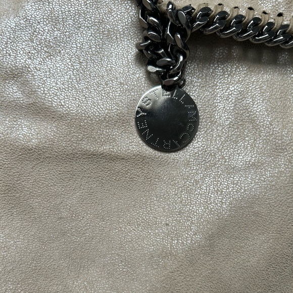 Stella McCartney Vegan Leather Medium Falabella Bag. Cream Colour - Picture 6 of 10